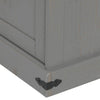 TV Kaappi HALDEN 2 liukuovea harmaa 150x40x60 cm massiivipuu