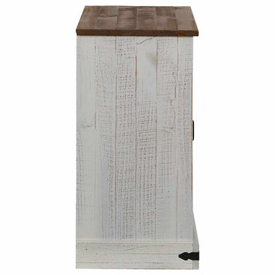 senkki HALDEN liukuovella valkoinen 80x40x80 cm massiivipuu