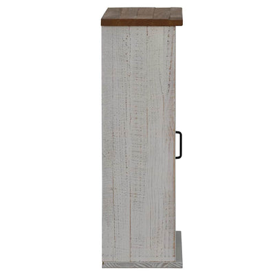 ripustuskaappi HALDEN 2 liukuovea valkoinen 75x22,5x70 cm mänty