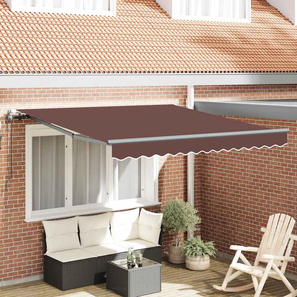 Automaattimarkiisi ruskea 300x250 cm