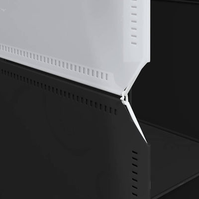 Tallennuskuution järjestäjä Yweta 12kuutiolla ja ripustustangoilla (pp)