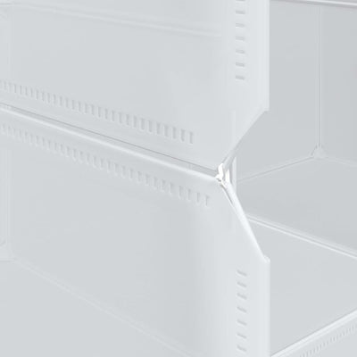 Tallennuskuution järjestäjä Yweta 12kuutiolla ja ripustustangoilla (pp)