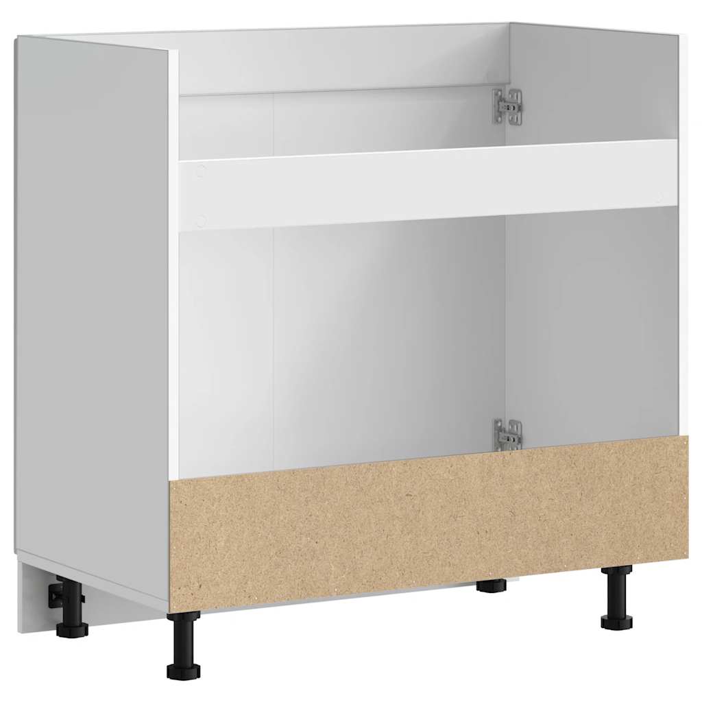 Valkoinen altaan pohjakaappi kalmar Tacue 80x46x81,5cm (puinen)