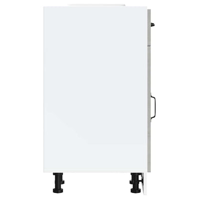 Harmaa keittiön pohjakaappi kalmar Tacue (suunniteltu puu)