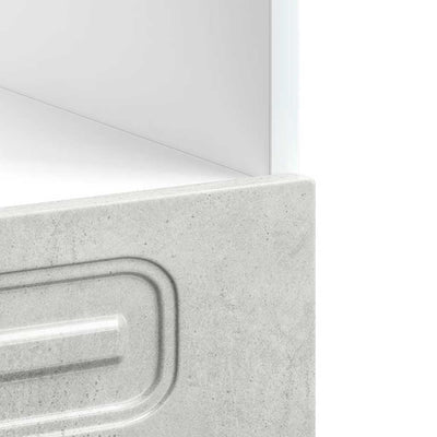 Uunikaappi Kalmar betoninharmaa tekninen puu
