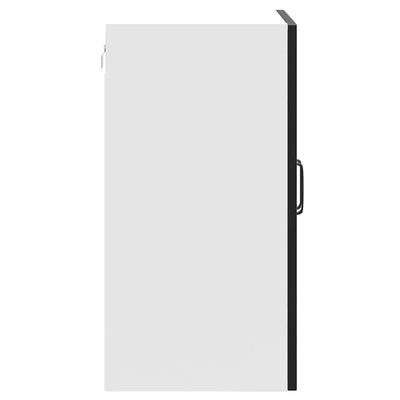 Musta keittiön seinäkaappi kalmar Tacue (suunniteltu puu)