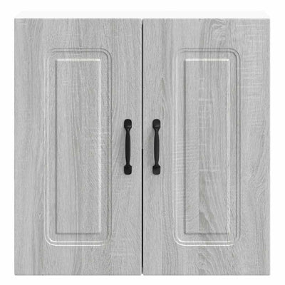 Harmaa keittiön seinäkaappi kalmar Tacue (suunniteltu puu)