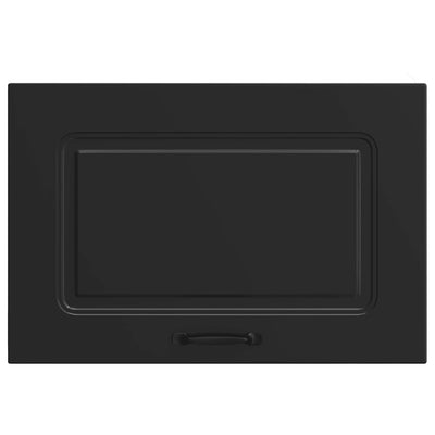 Musta keittiön seinäkaappi kalmar Tacue (suunniteltu puu)