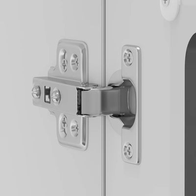 Musta keittiön seinäkaappi lasiovella kalmar Tacue (puinen)