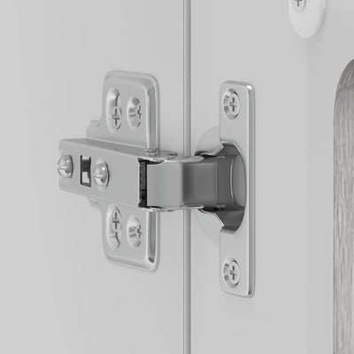 Harmaa keittiön seinäkaappi lasiovella Tacue (kalmar sonoma)