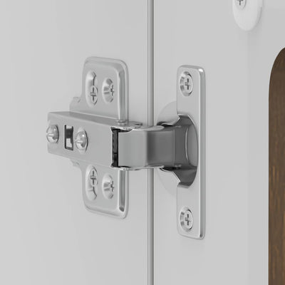 Ruskea keittiön seinäkaappi Tacue (lasiovella kalmar tammi)