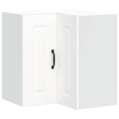 Valkoinen keittiön seinäkulmakaappi kalmar Tacue (suunniteltu puu)