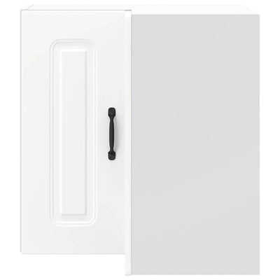 Valkoinen keittiön seinäkulmakaappi kalmar Tacue (suunniteltu puu)