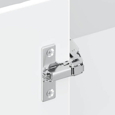 Valkoinen keittiön seinäkulmakaappi kalmar Tacue (korkeakiiltoinen)