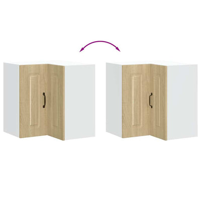 Sonoma tammi keittiön seinäkulmakaappi kalmar Tacue (suunniteltu puu)