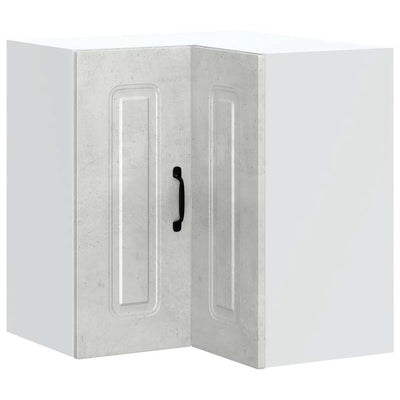 Harmaa keittiön seinäkulmakaappi kalmar Tacue (suunniteltu puu)