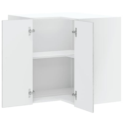 Harmaa keittiön seinäkulmakaappi kalmar Tacue (suunniteltu puu)