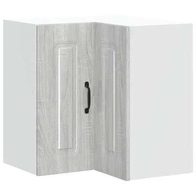 Harmaa keittiön seinäkulmakaappi kalmar Tacue (suunniteltu puu)