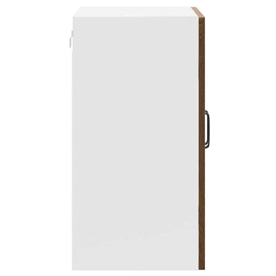 Ruskea tammi keittiön seinäkaappi Tacue (lasiovella kalmar)