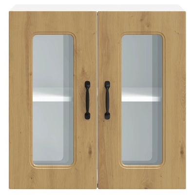 Lasiovella keittiön seinäkaappi Tacue (kalmar käsityöläinen tammi)