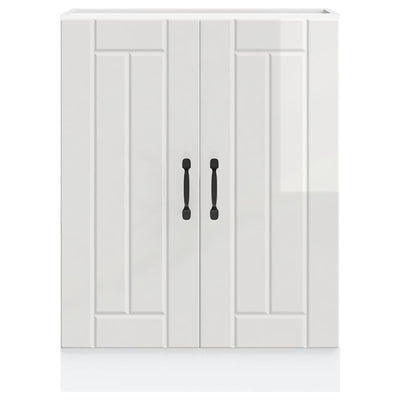 Valkoinen altaan pohjakaappi lucca Armie (korkeakiiltoinen)