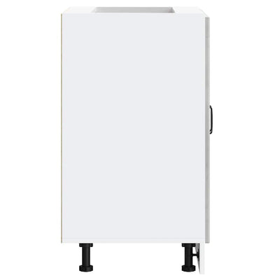 Betoniharmaa altaan pohjakaappi lucca Armie (puinen)