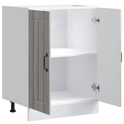 Harmaa altaan pohjakaappi lucca Armie (sonoma suunniteltu puu)