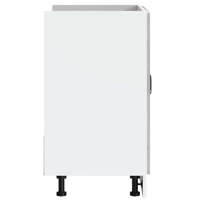 Betoniharmaa altaan pohjakaappi lucca Armie (puinen)