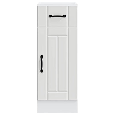 Valkoinen keittiön pohjakaappi lucca Armie (suunniteltu puu)