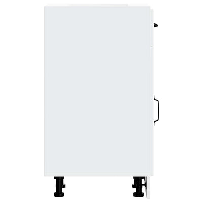 Valkoinen keittiön pohjakaappi lucca Armie (suunniteltu puu)