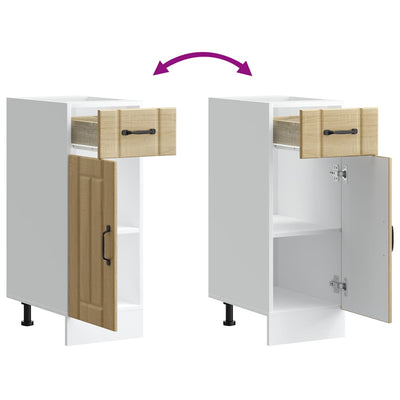 Sonoma tammi keittiön pohjakaappi lucca Armie (suunniteltu puu)