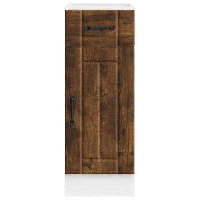 Savustettu tammi keittiön pohjakaappi lucca Armie (suunniteltu puu)