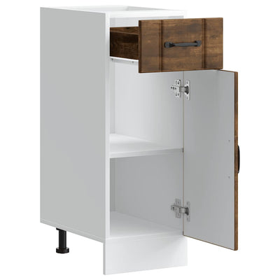 Savustettu tammi keittiön pohjakaappi lucca Armie (suunniteltu puu)