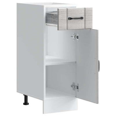 Harmaa keittiön pohjakaappi lucca Armie (sonoma suunniteltu puu)