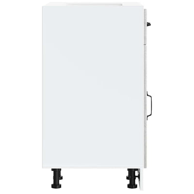 Harmaa keittiön pohjakaappi lucca Armie (sonoma suunniteltu puu)