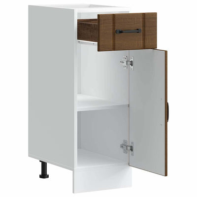 Ruskea keittiön pohjakaappi lucca Armie (tammi suunniteltu puu)