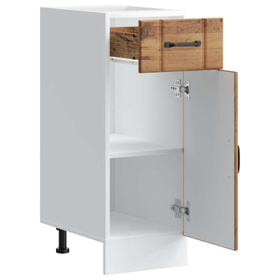 Vanha puu keittiön pohjakaappi lucca suunniteltu puu Armie