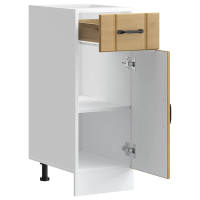 Käsityöläinen tammi keittiön pohjakaappi lucca suunniteltu puu Armie