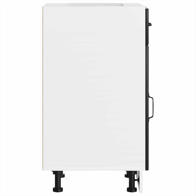 Musta keittiön pohjakaappi lucca Armie (suunniteltu puu)