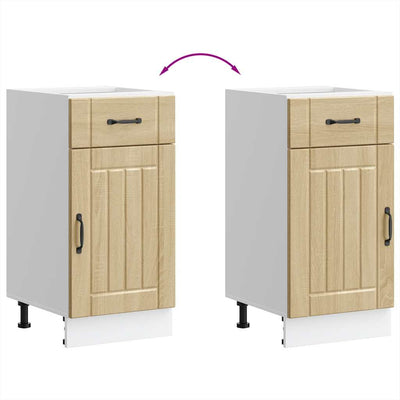 Sonoma tammi keittiön pohjakaappi lucca Armie (suunniteltu puu)