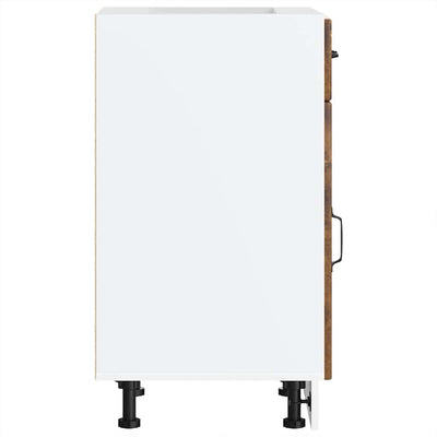 Savustettu tammi keittiön pohjakaappi lucca Armie (suunniteltu puu)