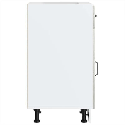 Harmaa keittiön pohjakaappi lucca Armie (sonoma suunniteltu puu)