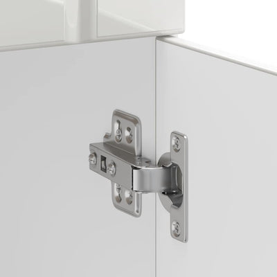 Valkoinen keittiön pohjakaappi lucca Armie (korkeakiiltoinen)