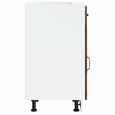 Savustettu tammi keittiön pohjakaappi lucca Armie (suunniteltu puu)