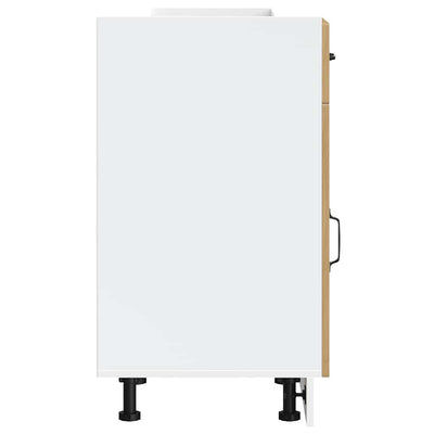 Käsityöläinen tammi keittiön pohjakaappi lucca suunniteltu puu Armie