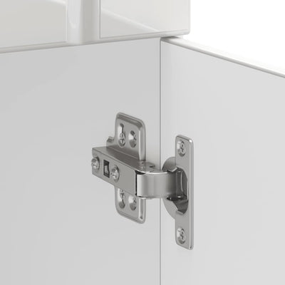 Valkoinen keittiön pohjakaappi lucca Armie (korkeakiiltoinen)