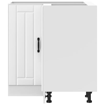 Valkoinen keittiön kulmakaappi lucca Armie (puinen)