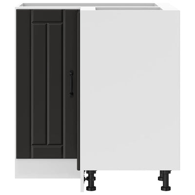 Musta keittiön kulmakaappi lucca Armie (puinen)