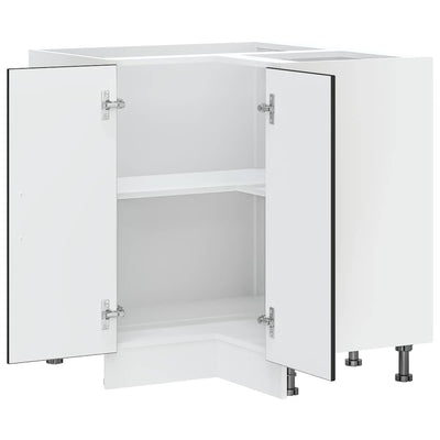 Musta keittiön kulmakaappi lucca Armie (puinen)