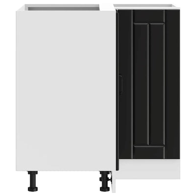 Musta keittiön kulmakaappi lucca Armie (puinen)